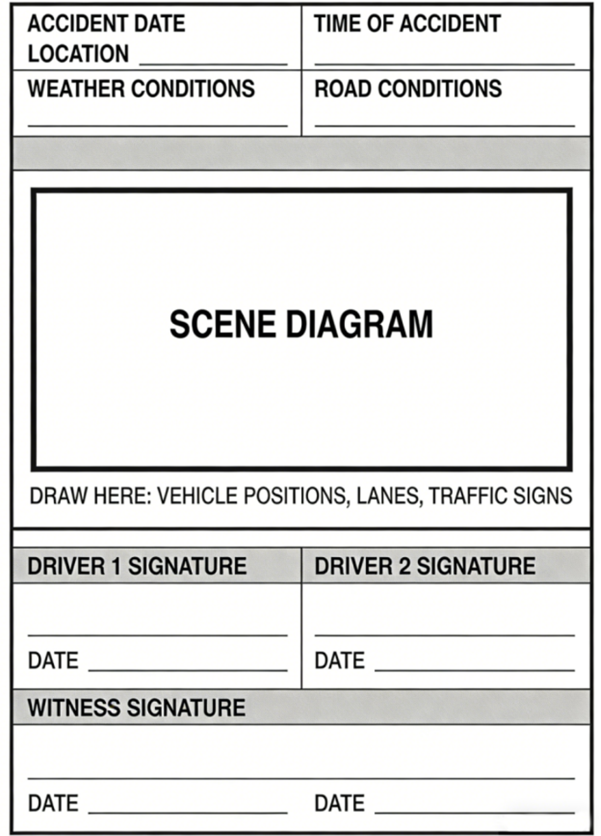 Traditional scene documentation example Traditional scene documentation example