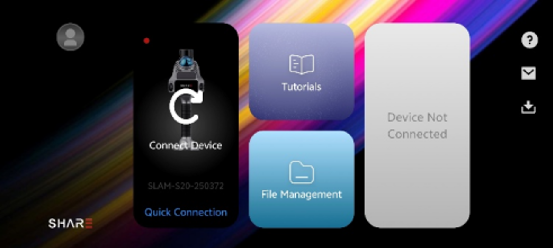 SHARE Capture interface