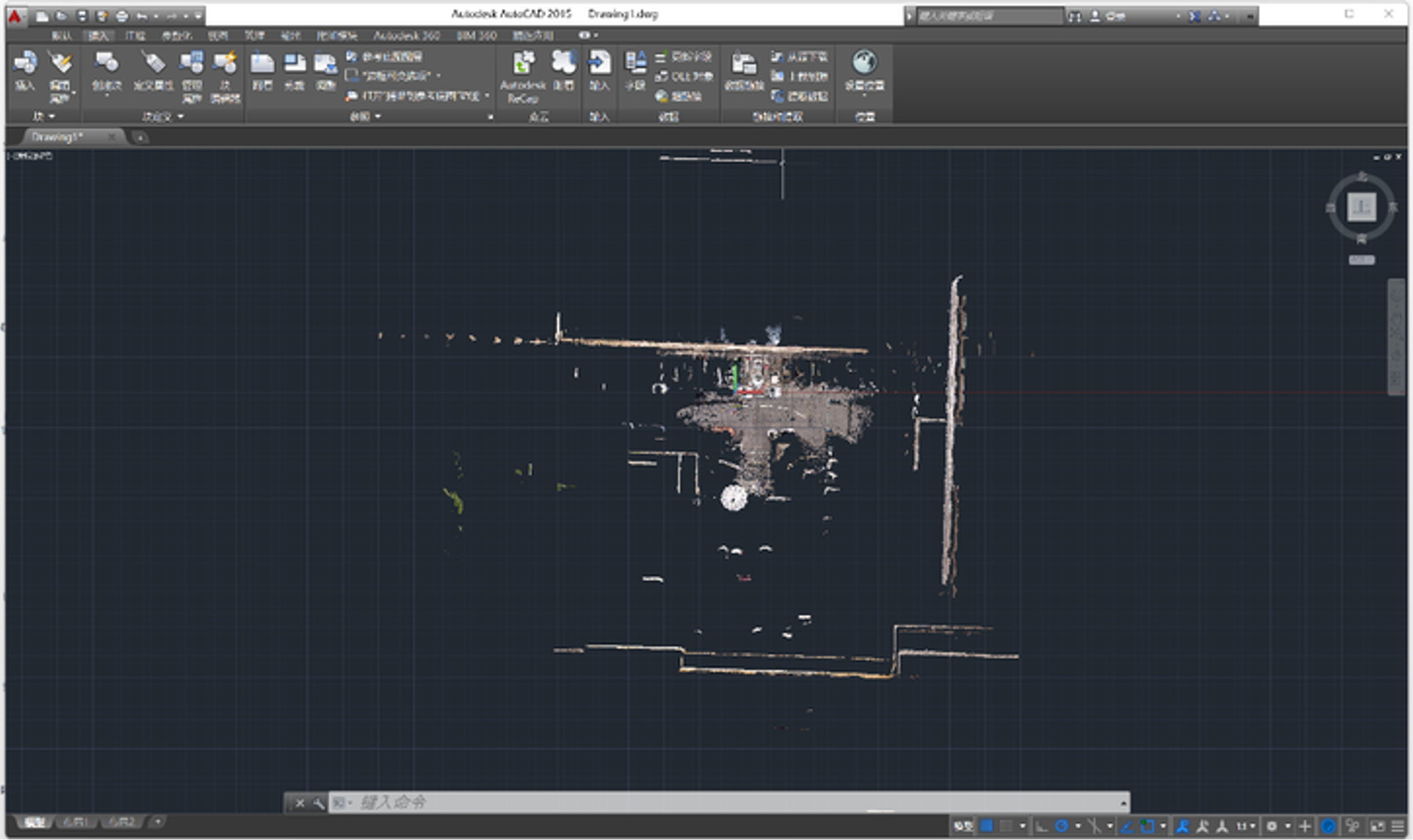 AutoCAD interface