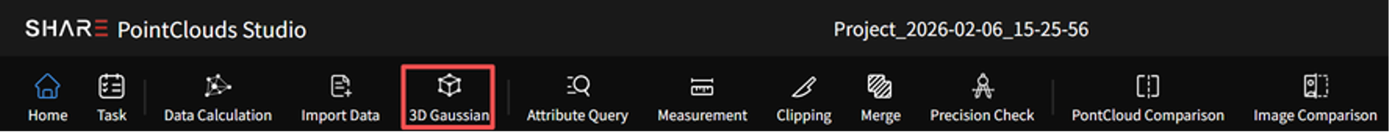 3D Gaussian modelling step 1