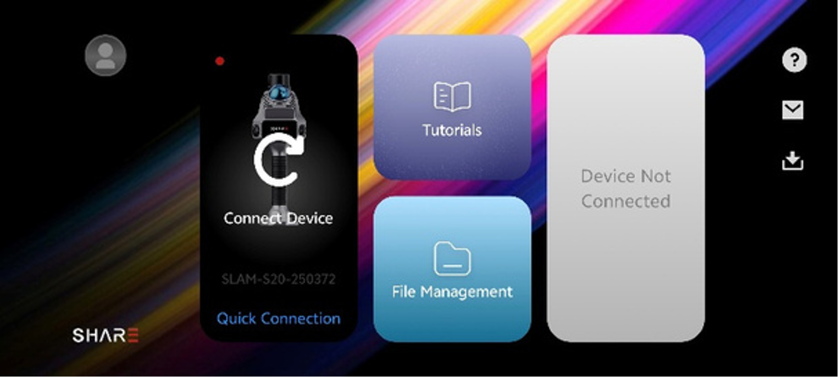 SHARE Capture interface